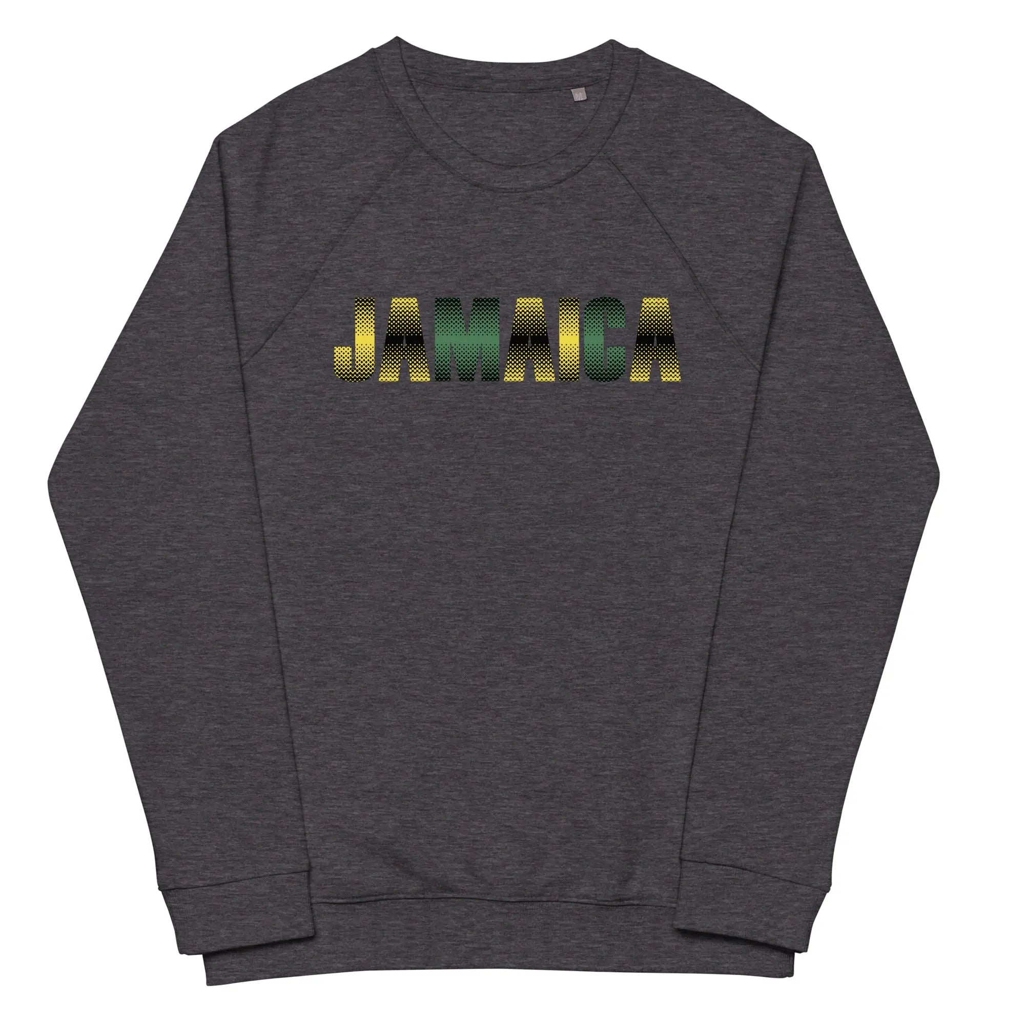 Jamaica Unisex organic raglan sweatshirt - Stylish3Tees.com
