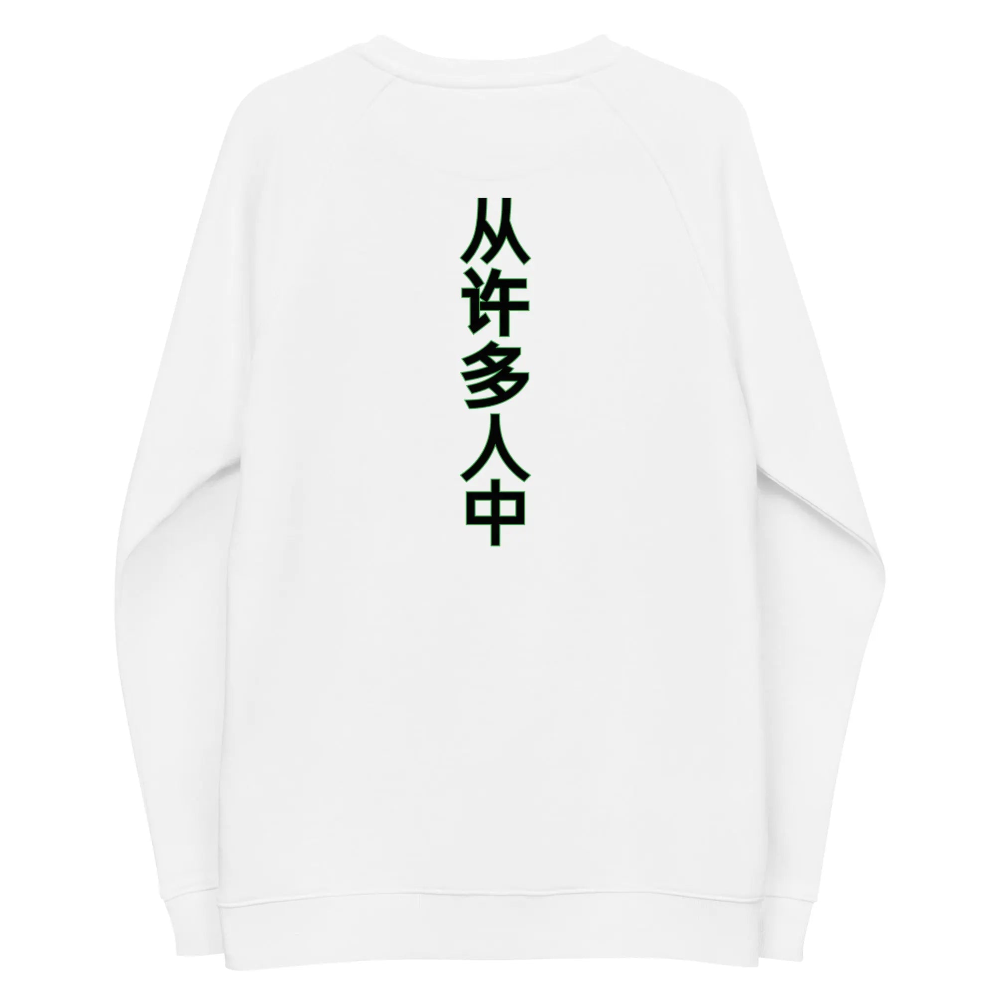 Out Of Many One People Unisex organic raglan sweatshirt - Stylish3Tees.com