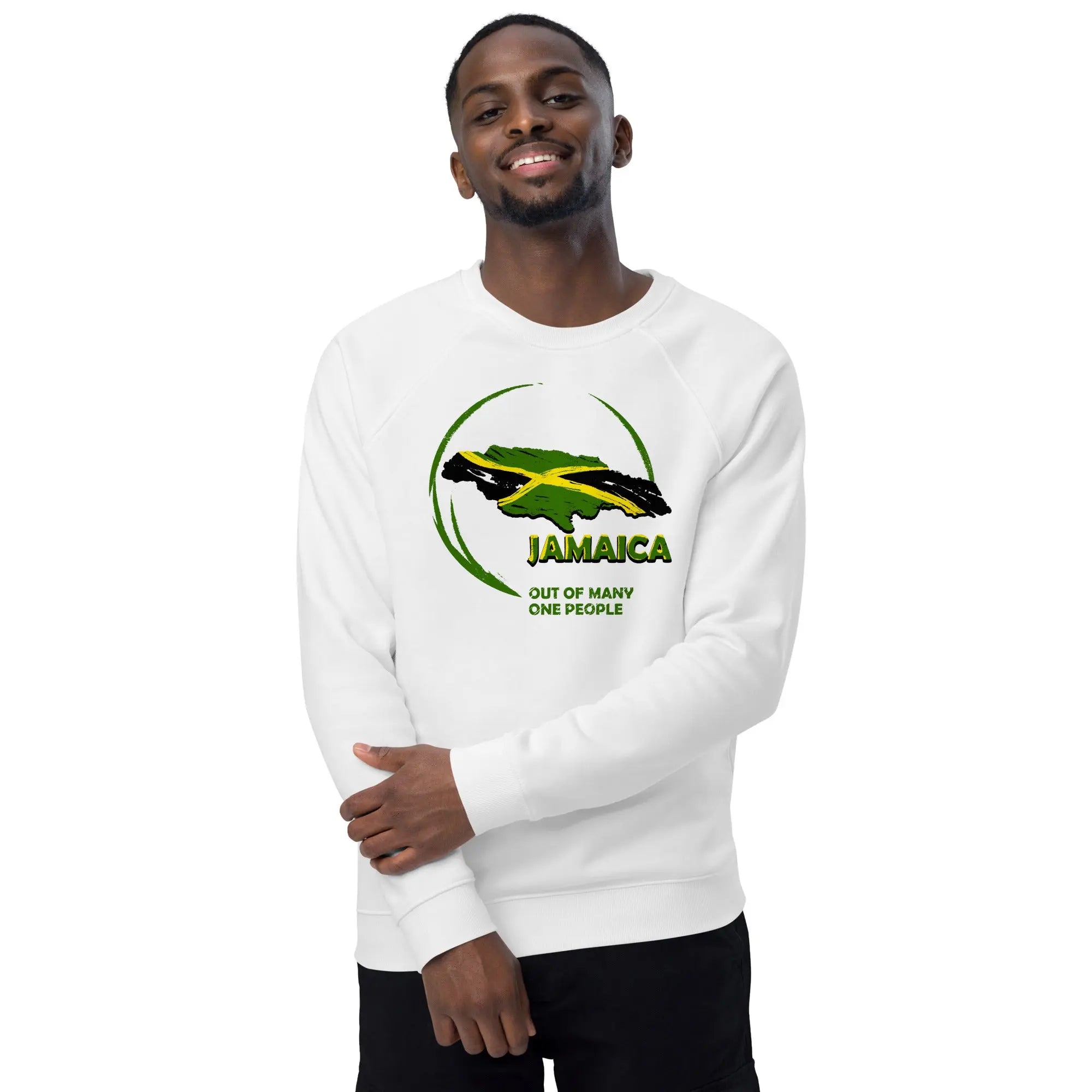 Unisex organic raglan sweatshirt Stylish3Tees.com