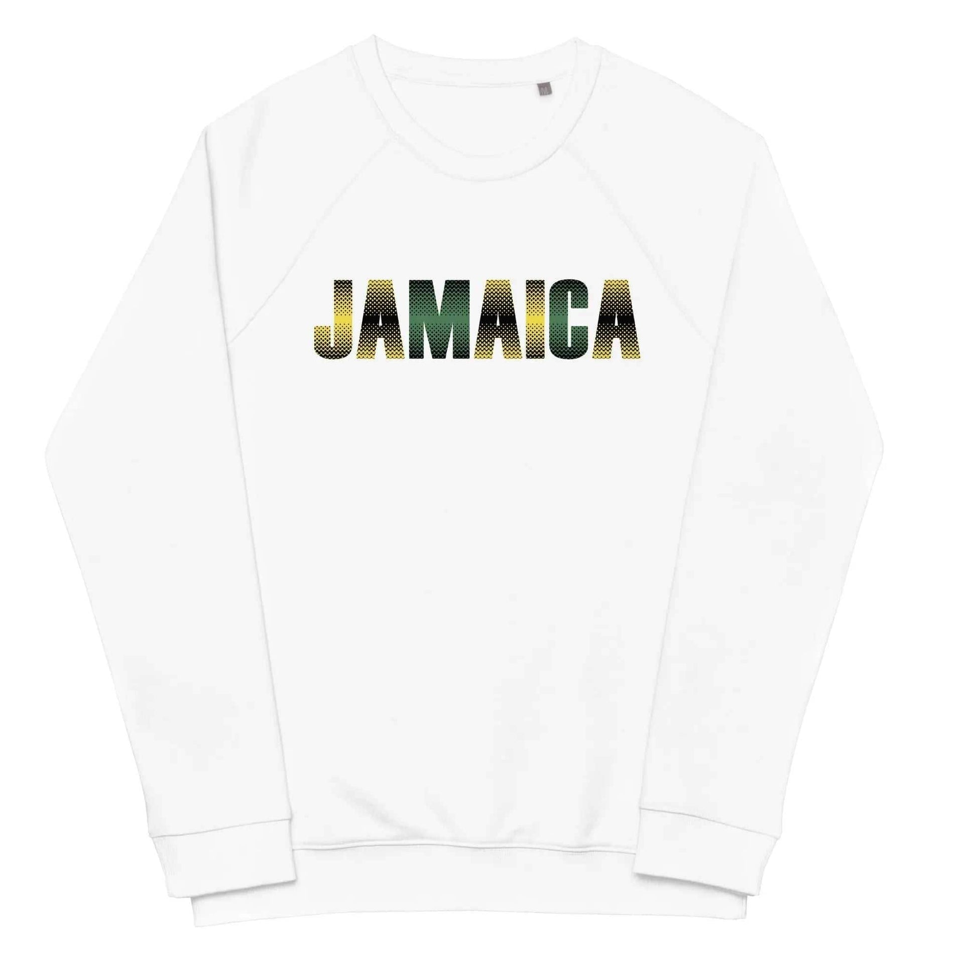 Stylish3Tees.com Jamaica Unisex organic raglan sweatshirt