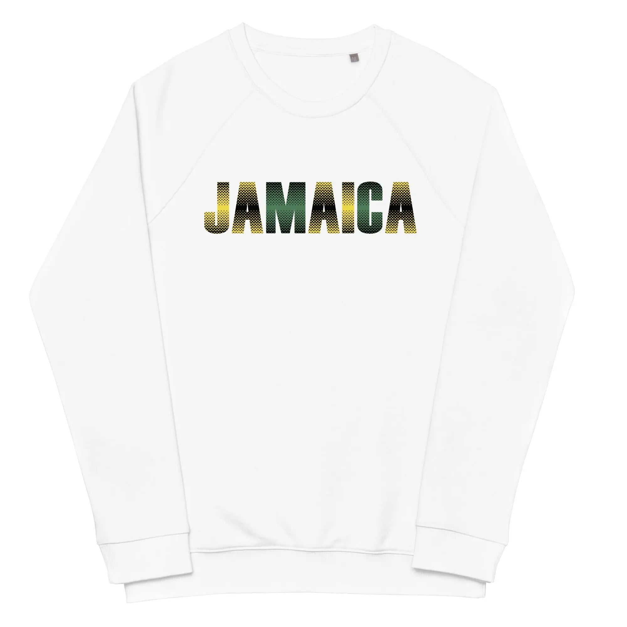 Jamaica Unisex organic raglan sweatshirt - Stylish3Tees.com