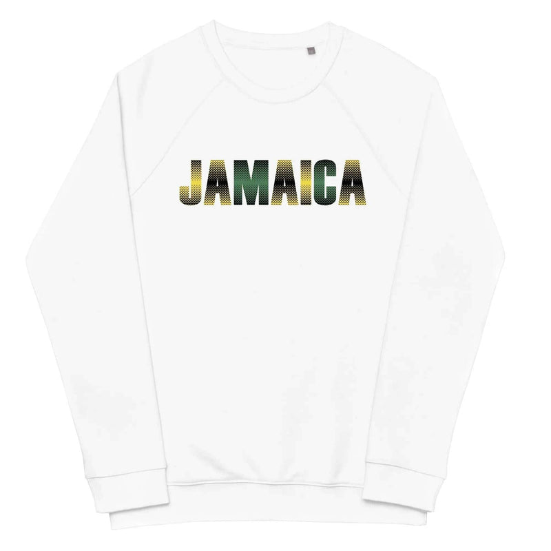 Stylish3Tees.com Jamaica Unisex organic raglan sweatshirt