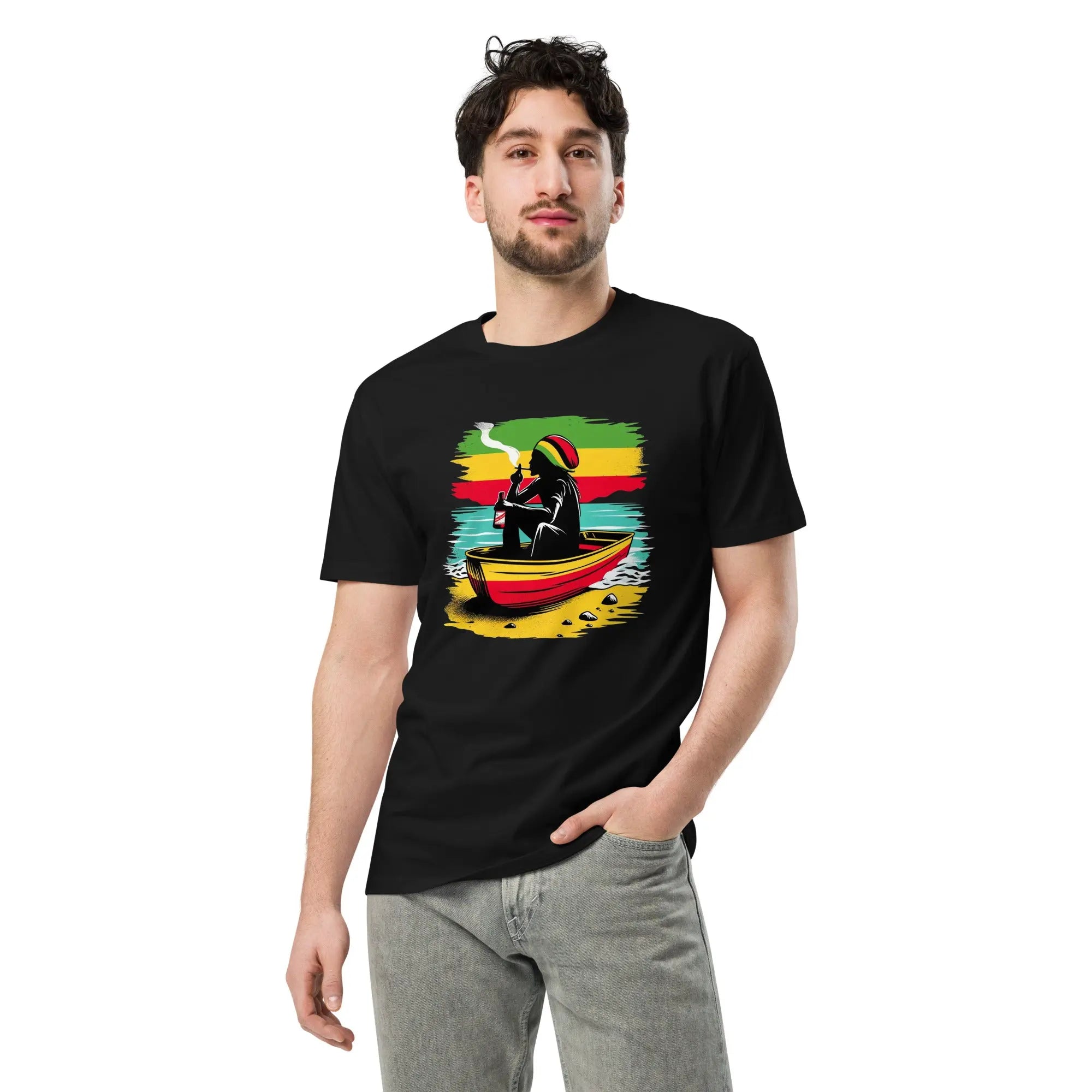 Island Vibes Cool Running's Unisex Premium T Shirt - Stylish3Tees.com