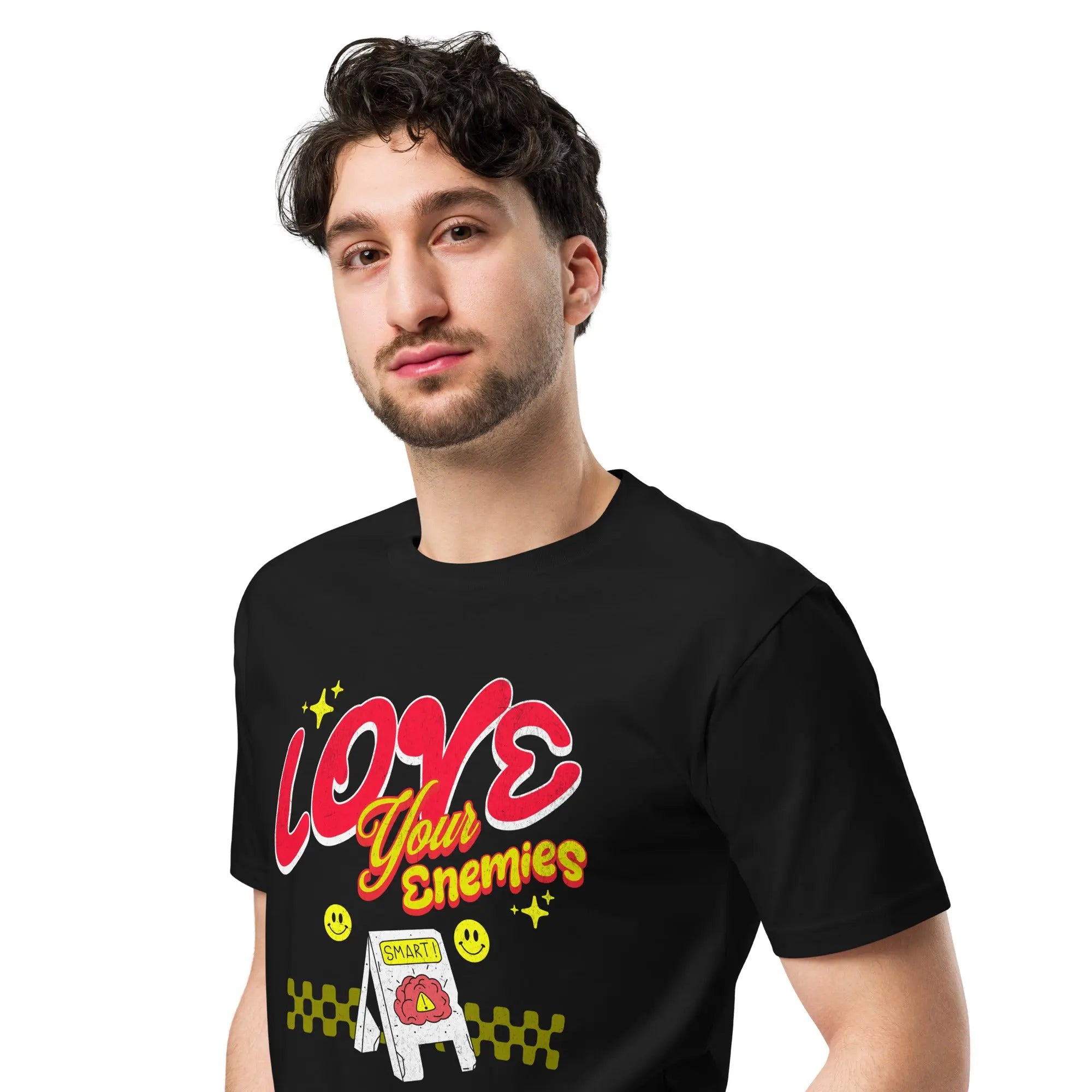 Love Your Enemy Unisex premium t-shirt - Stylish3Tees.com