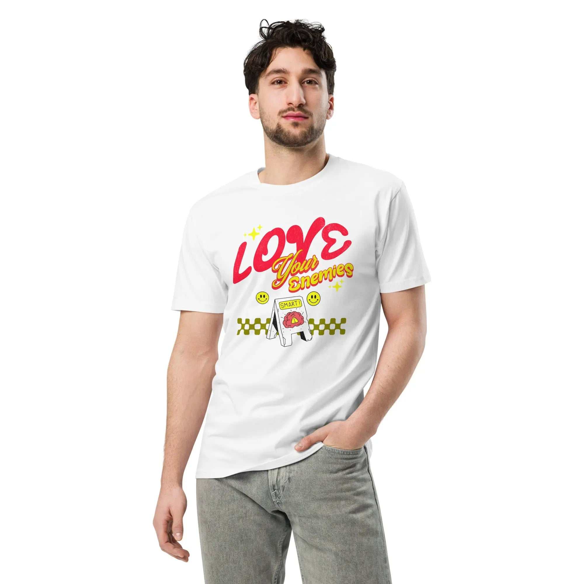 Love Your Enemy Unisex premium t-shirt - Stylish3Tees.com