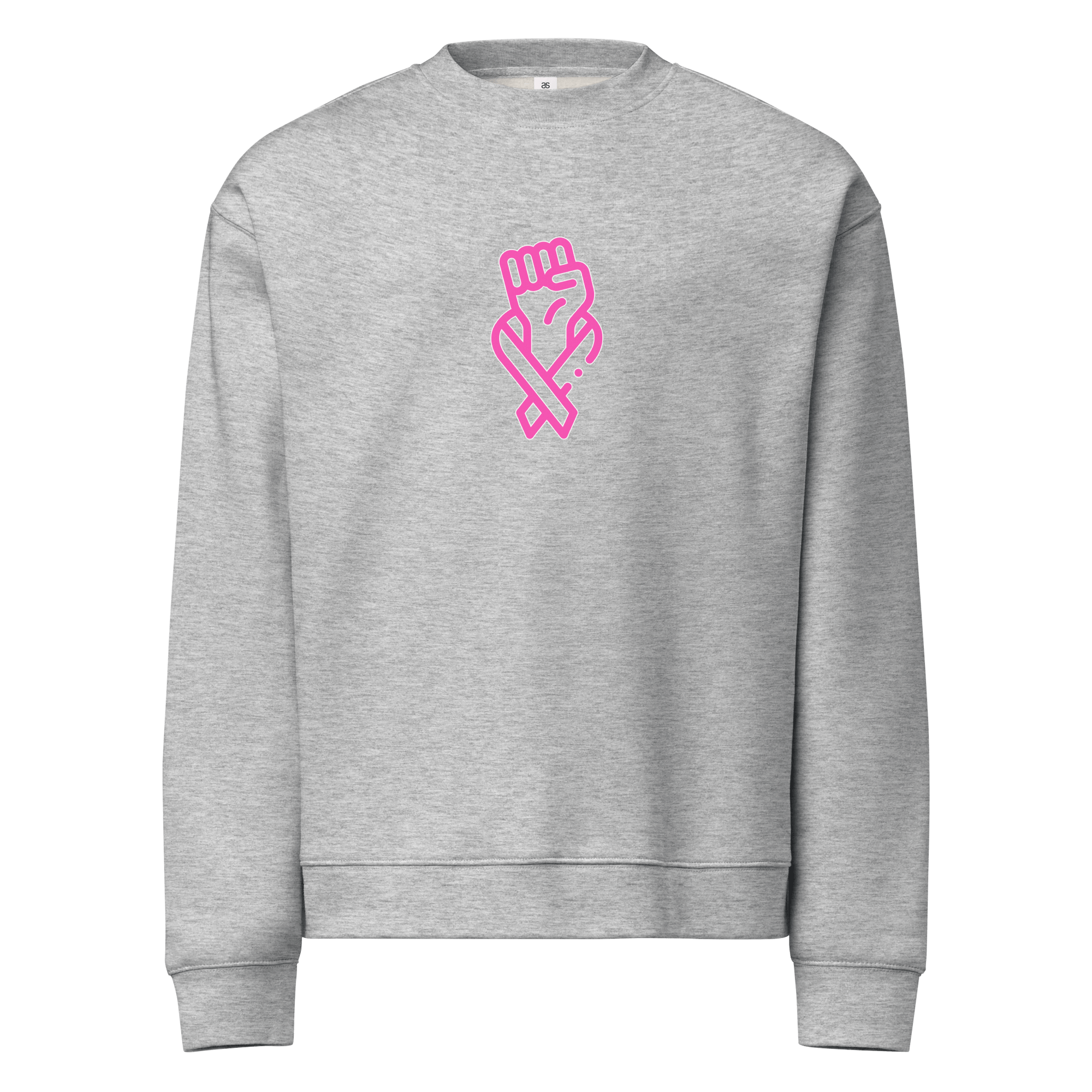 Stylish3Tees.com Athletic Heather / S Her Fight Is Our Fight Unisex relax crew neck sweatshirt