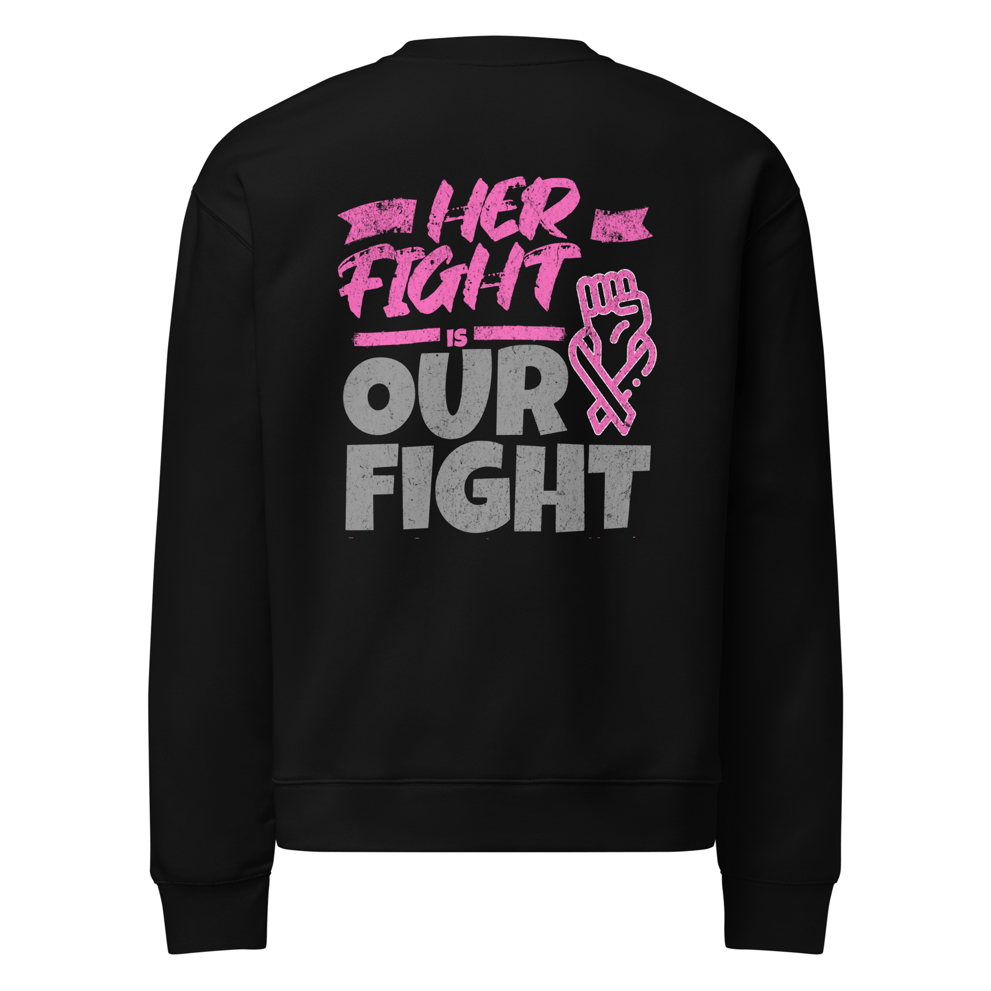 Stylish3Tees.com Her Fight Is Our Fight Unisex relax crew neck sweatshirt