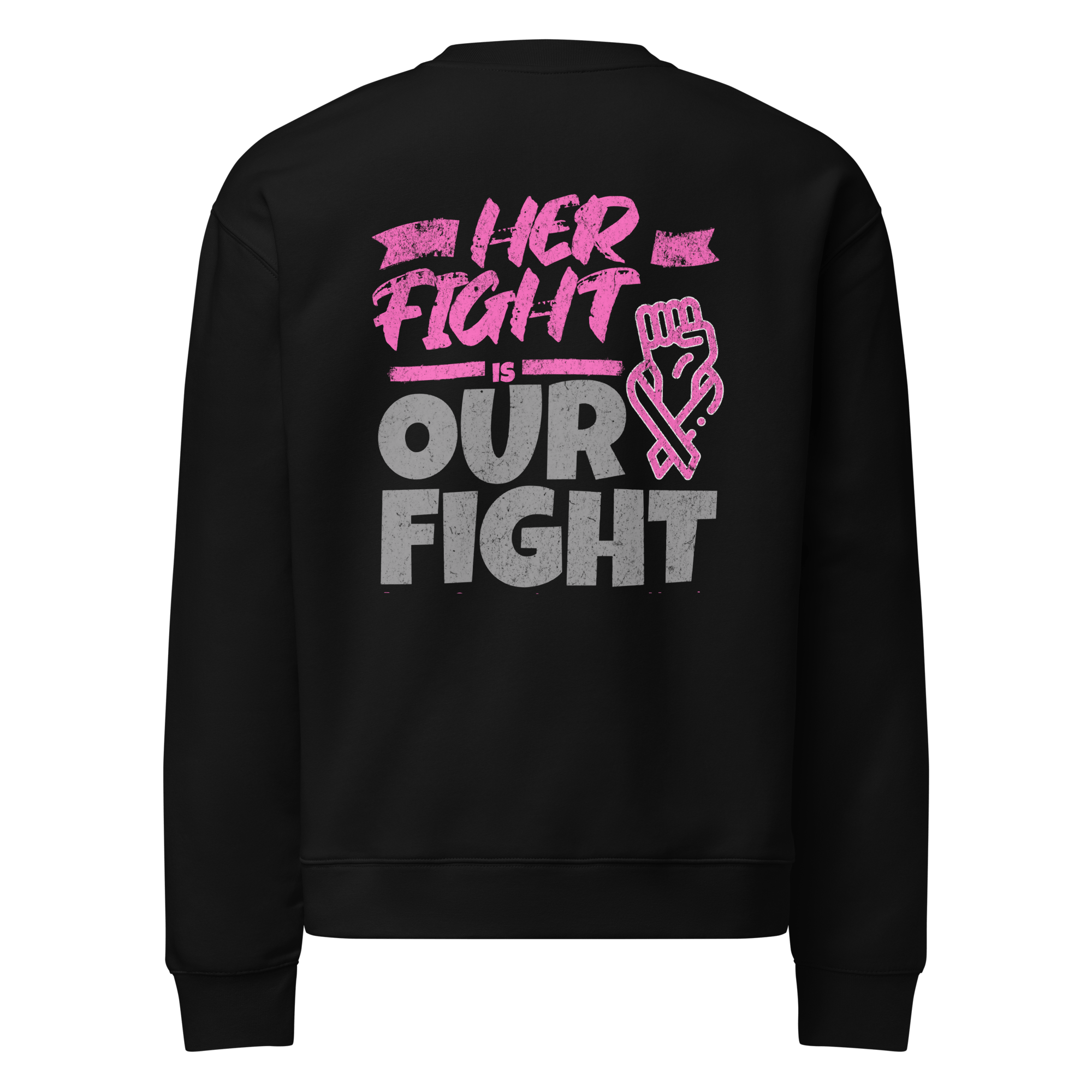 Stylish3Tees.com Her Fight Is Our Fight Unisex relax crew neck sweatshirt