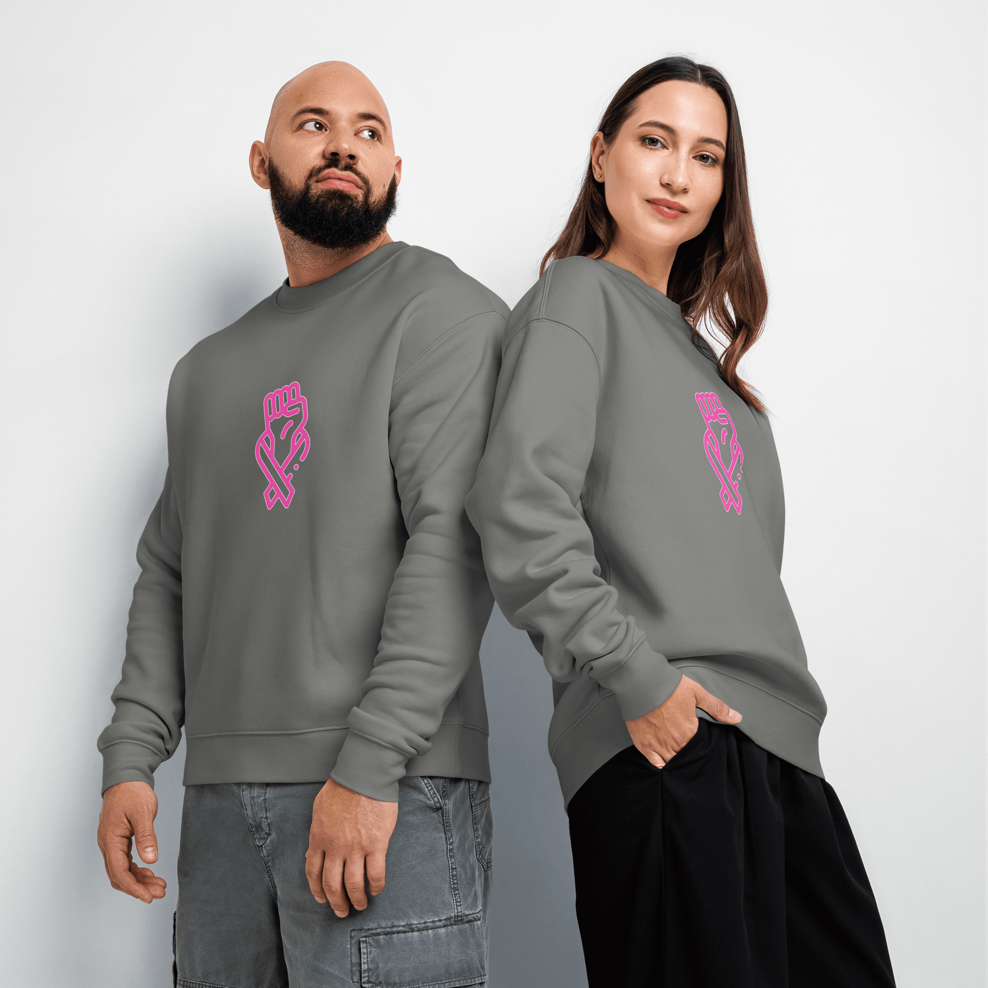 Stylish3Tees.com Her Fight Is Our Fight Unisex relax crew neck sweatshirt