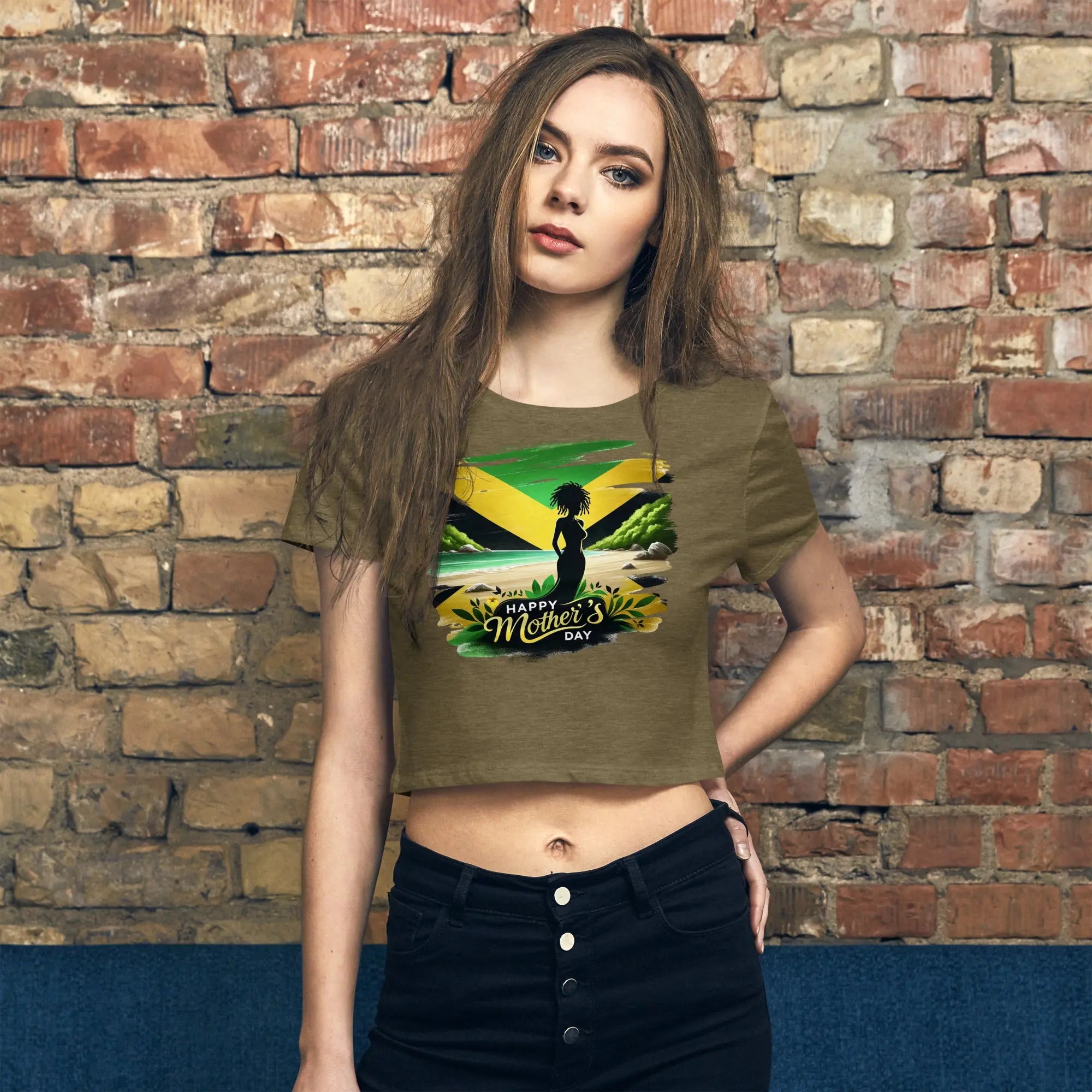 Mothers Day Women’s Crop Tee - Stylish3Tees.com