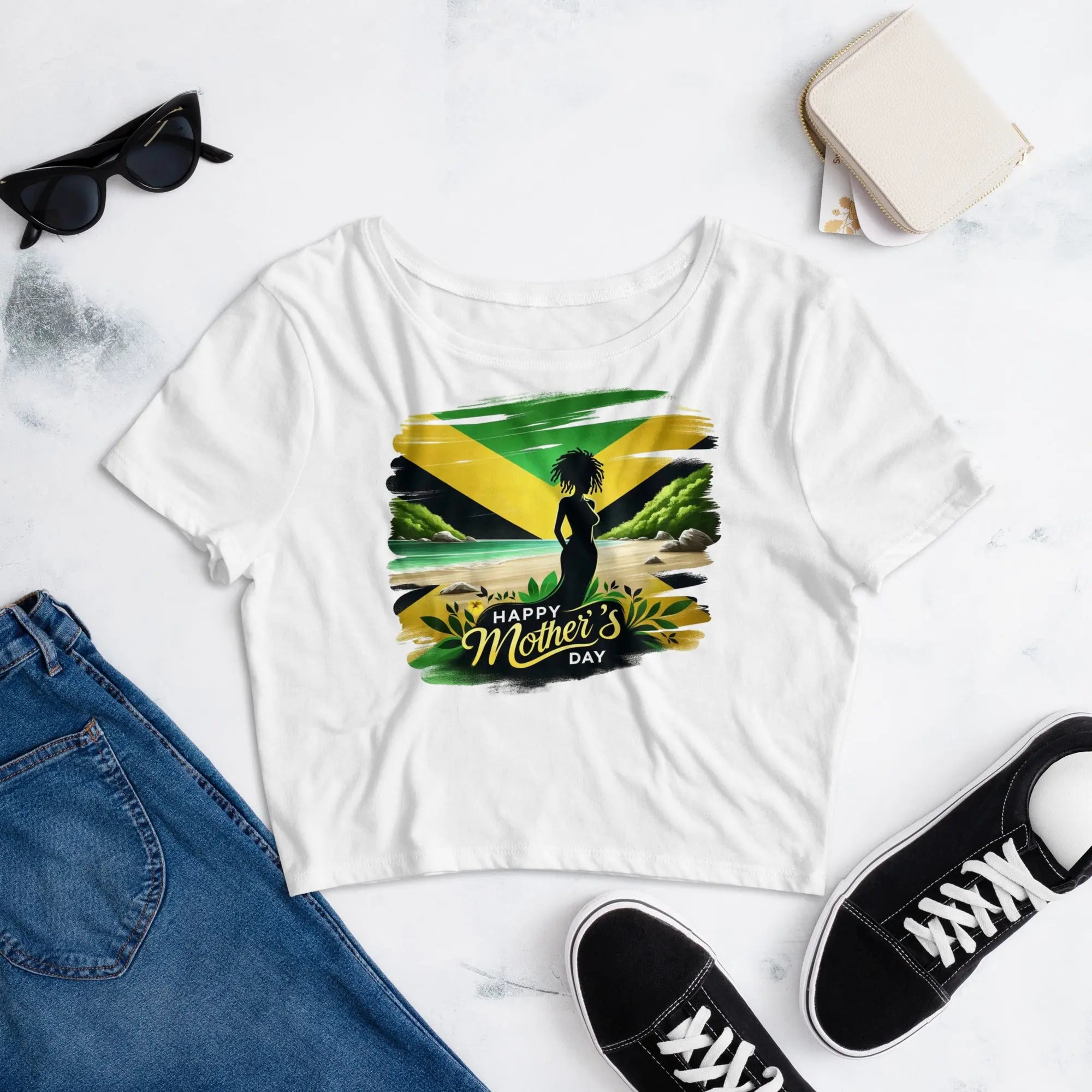 Mothers Day Women’s Crop Tee - Stylish3Tees.com