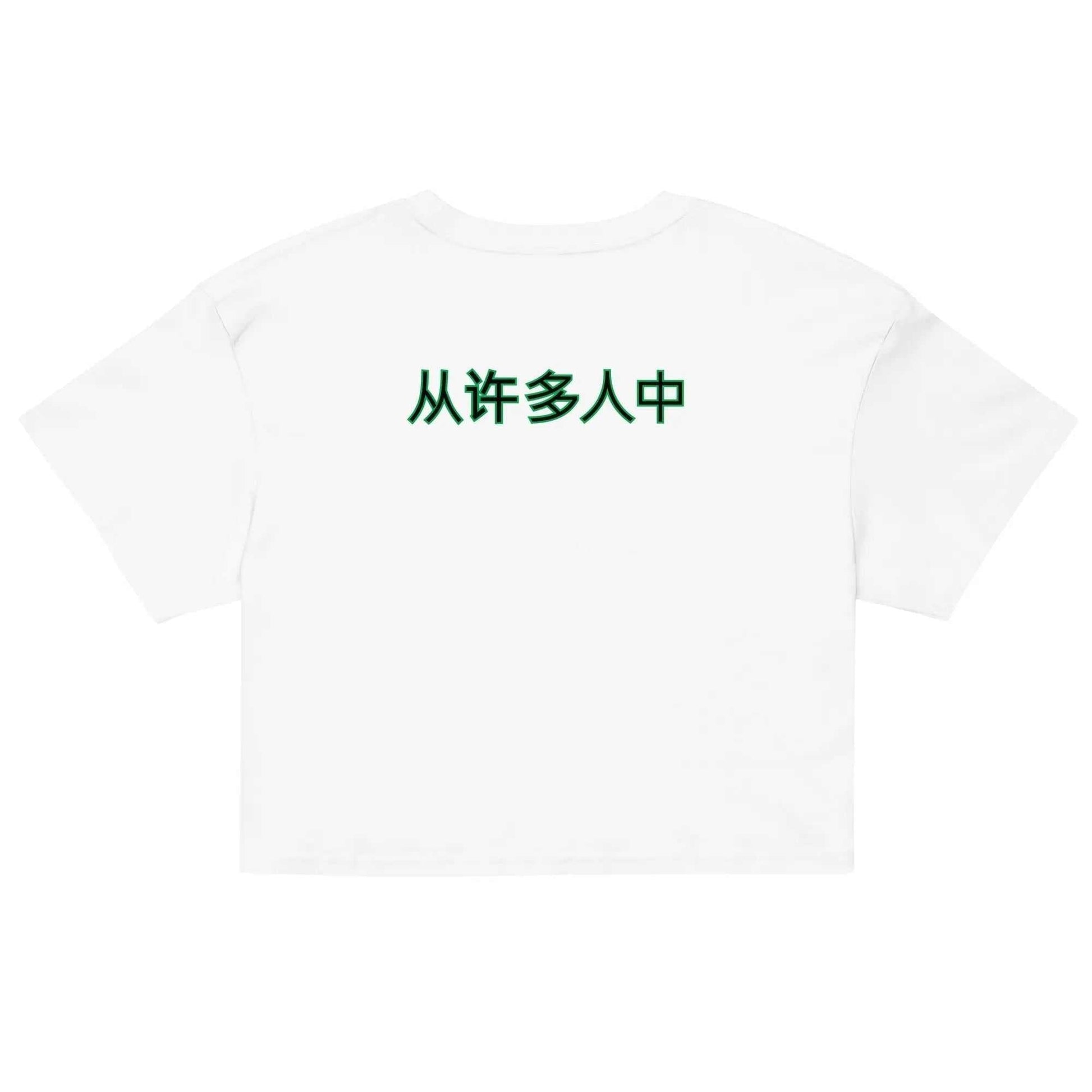 STYLISH3TEES.COM Out Of Many One People Women Crop Top