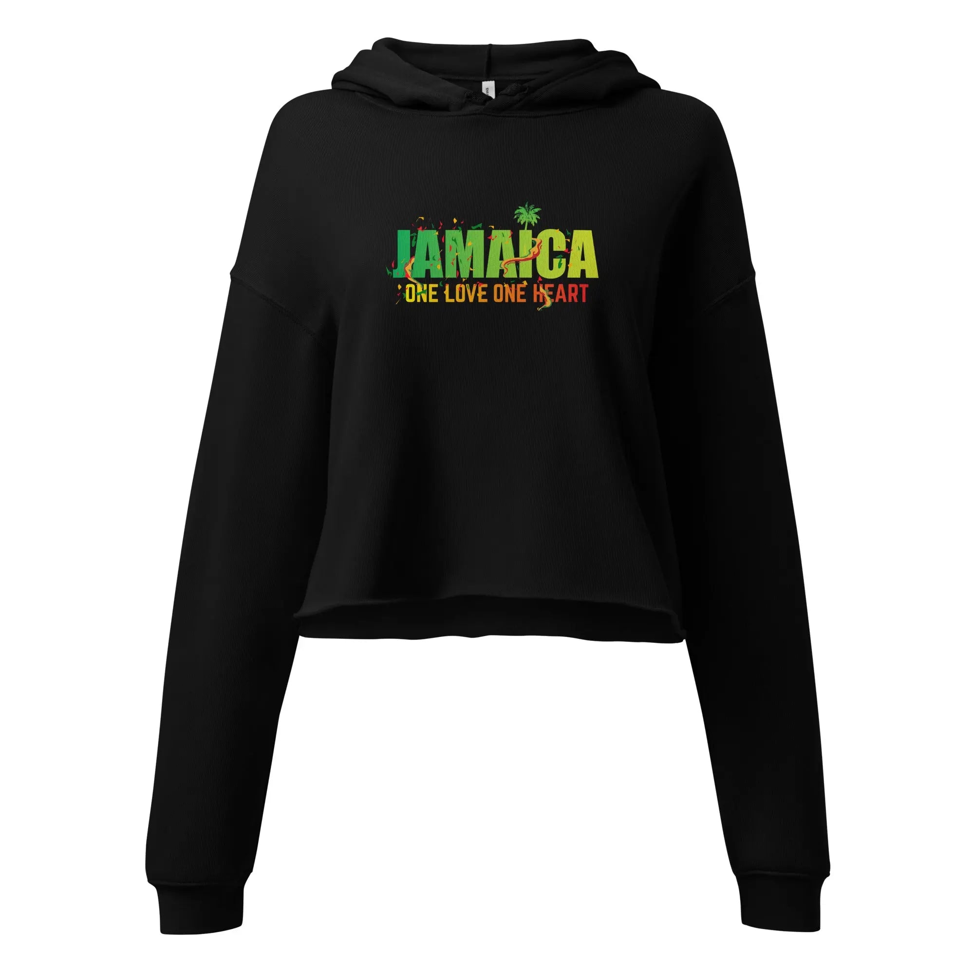 Heart Ladies Crop Hoodie