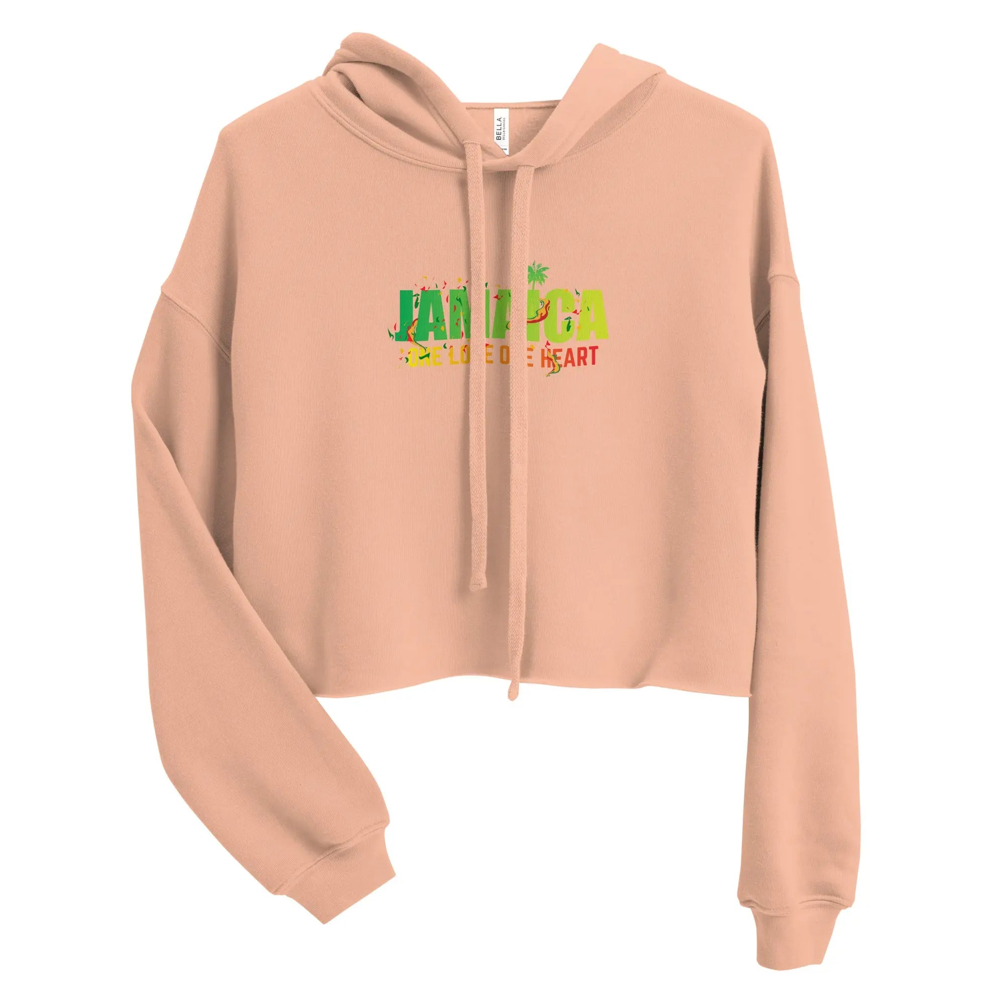 Heart Ladies Crop Hoodie