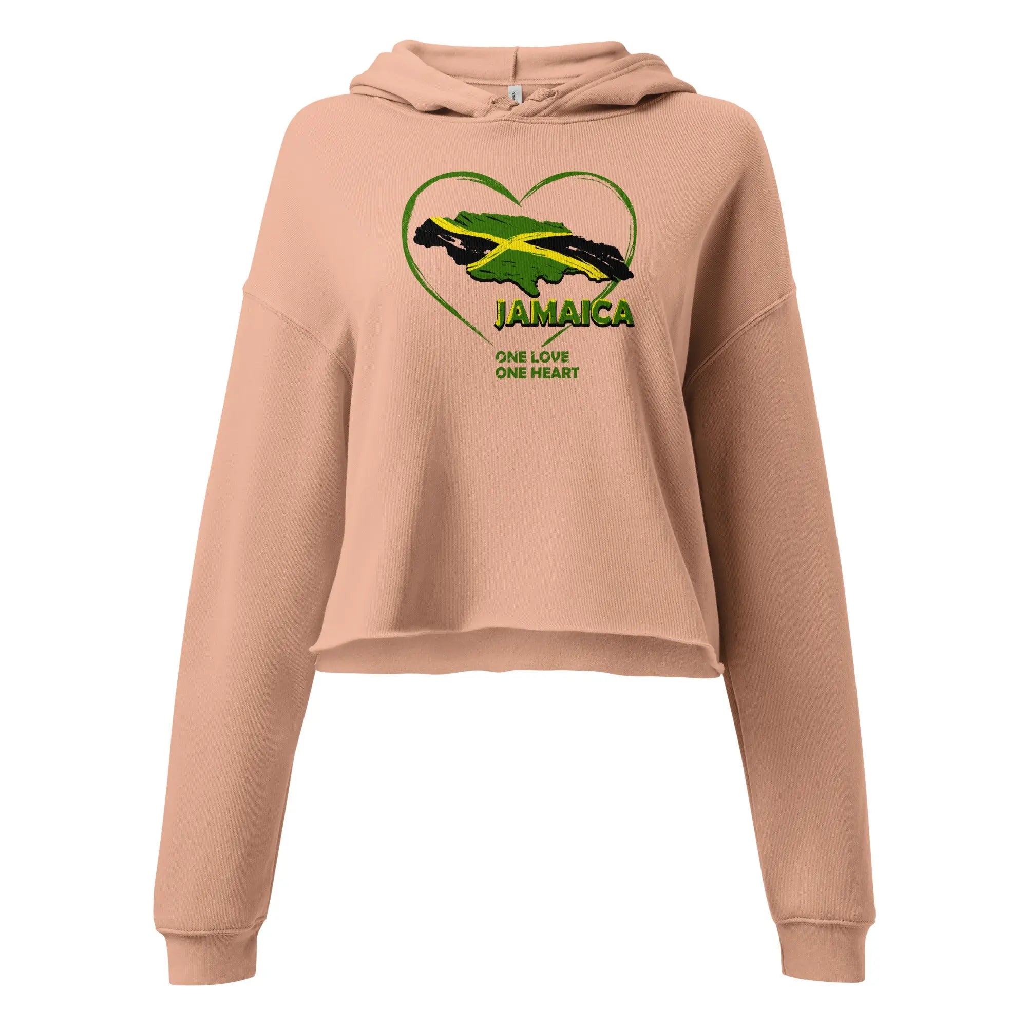 Heart Ladies Crop Hoodie
