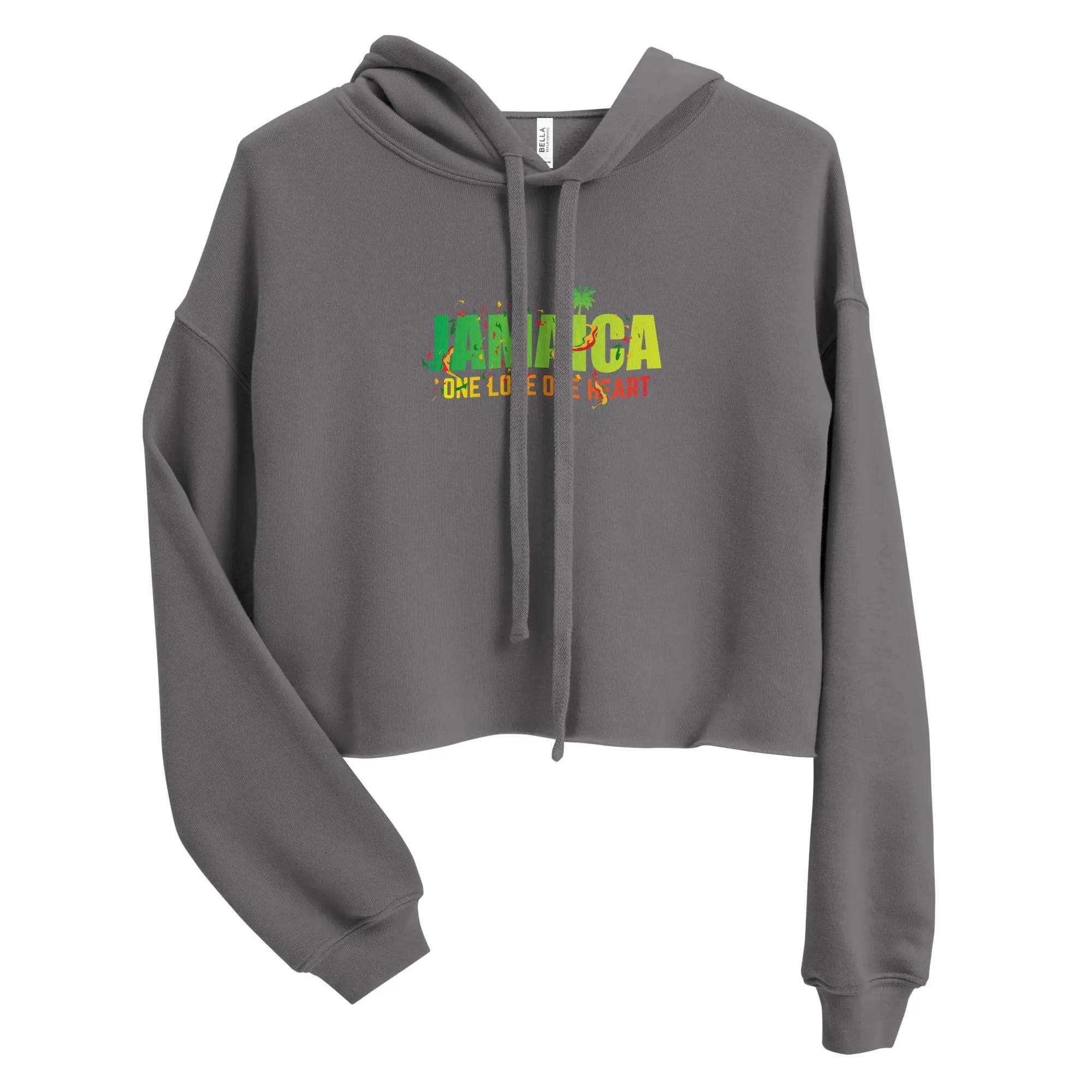 Heart Ladies Crop Hoodie