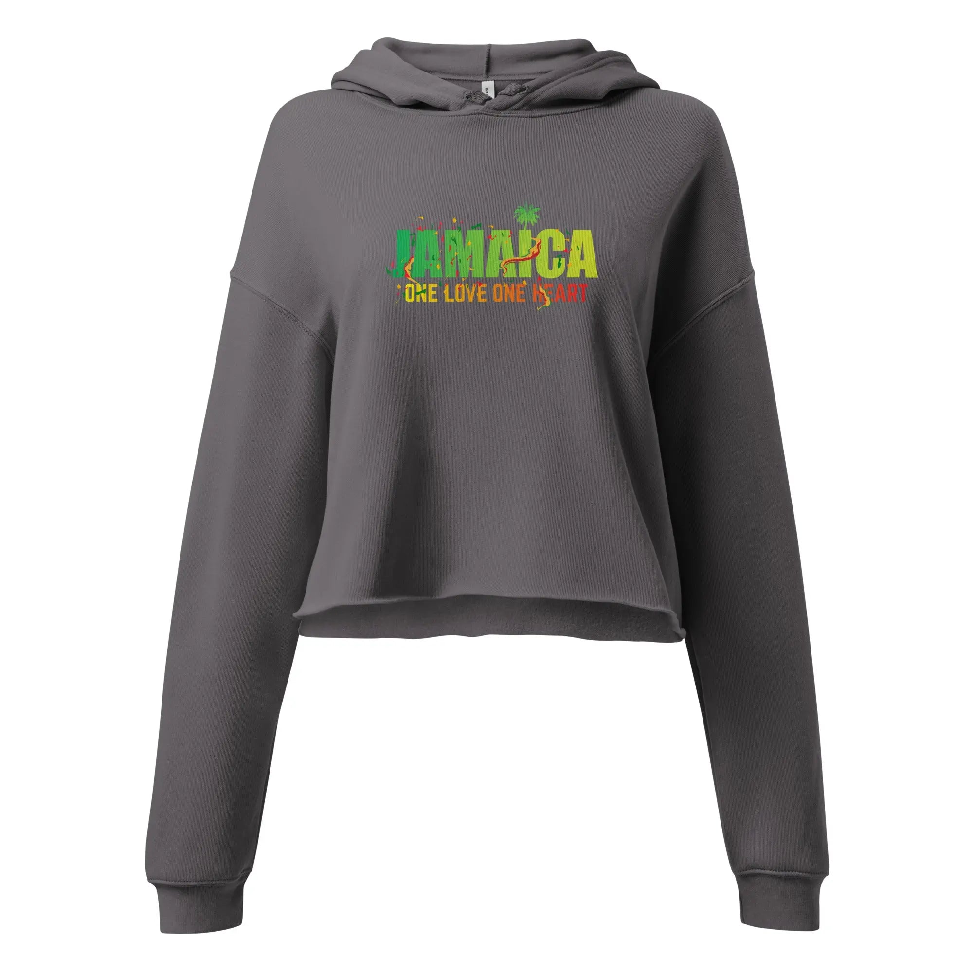 Heart Ladies Crop Hoodie