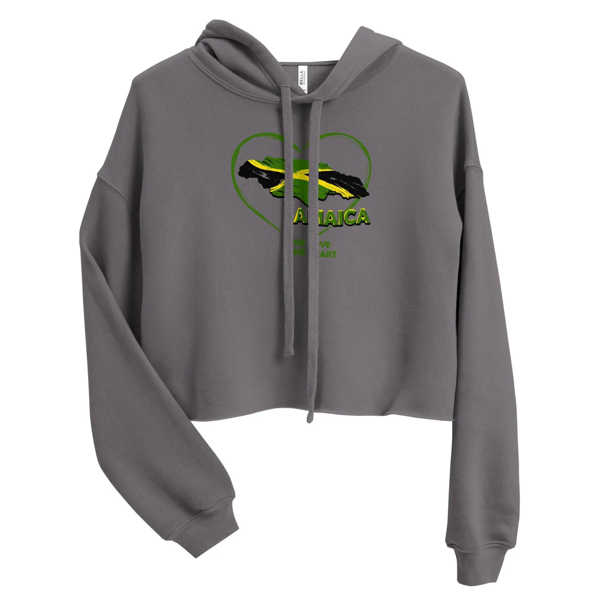 Heart Ladies Crop Hoodie