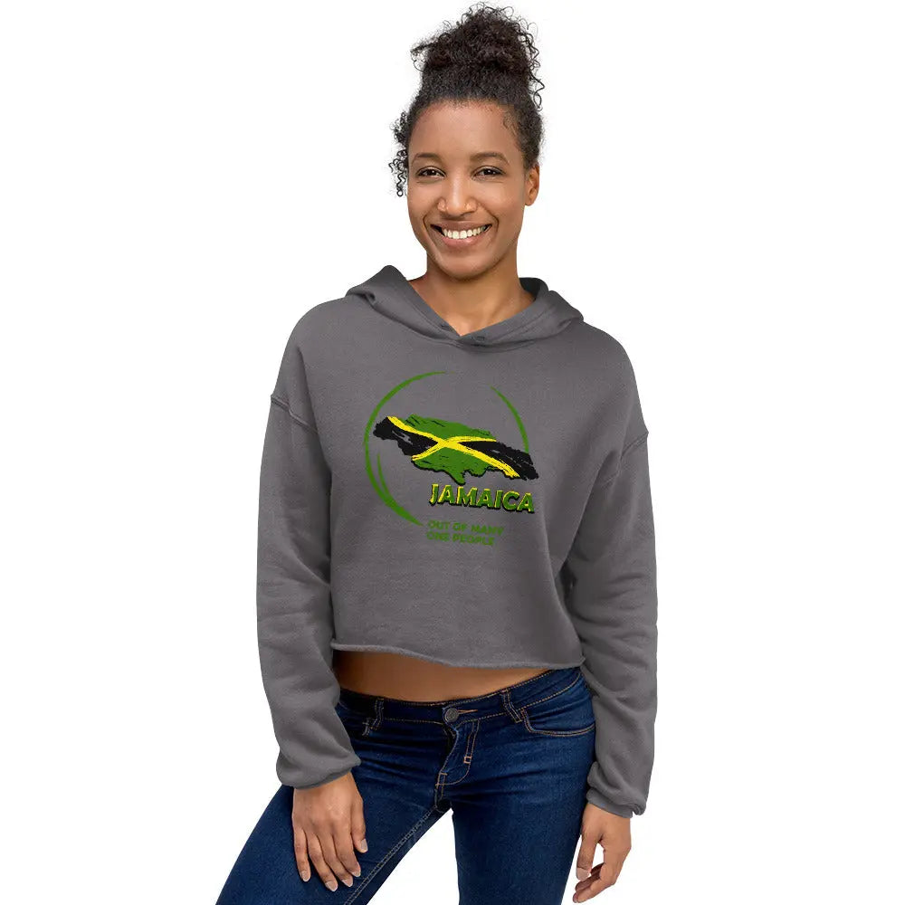 People Ladies Crop Hoodie