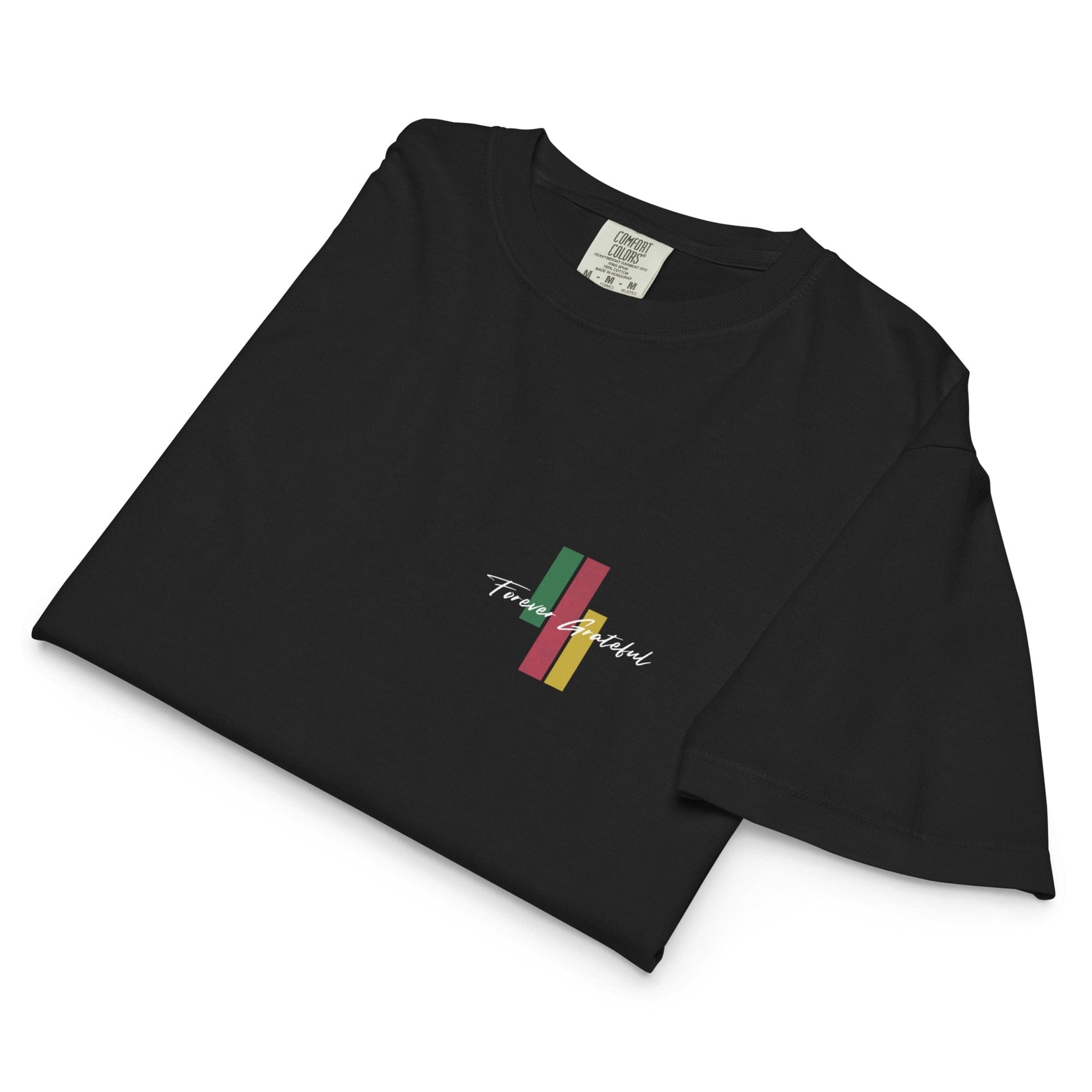 Stylish3Tees.com Forever Grateful Women’s heavyweight boxy tee