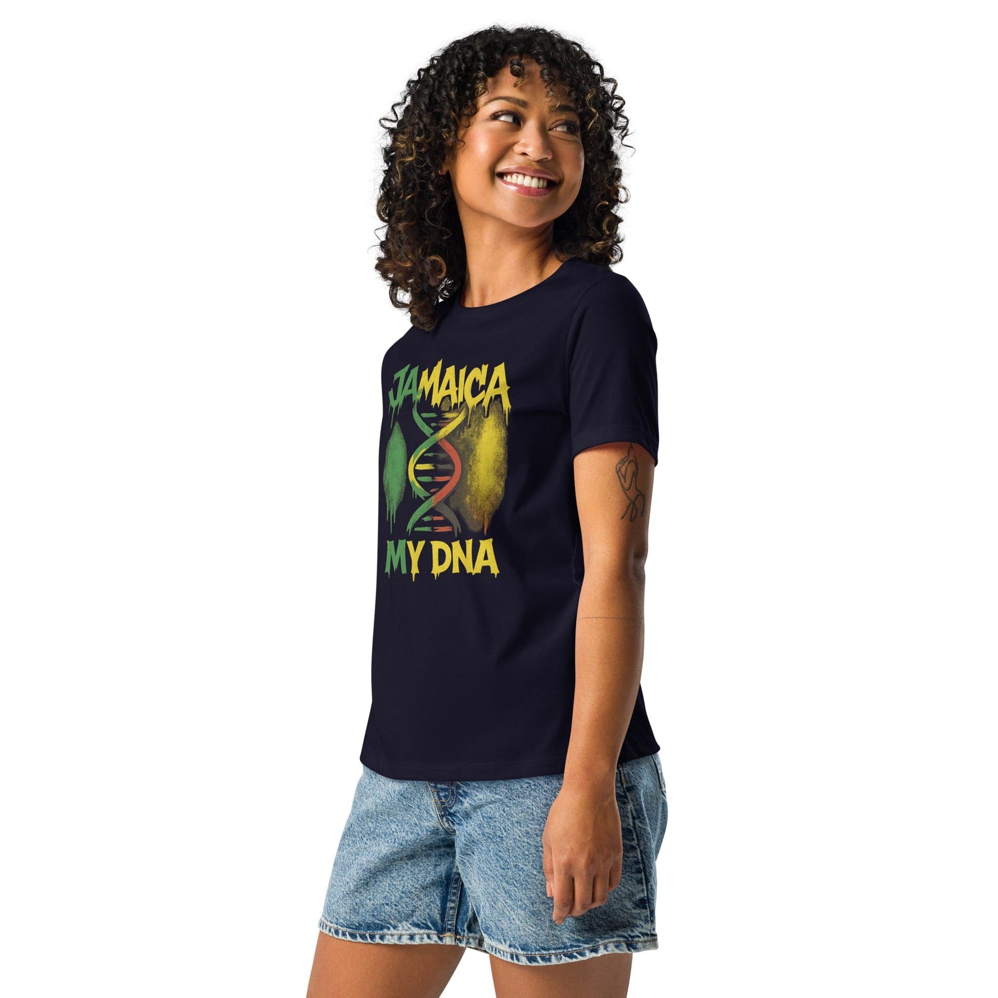 Stylish3Tees.com Jamaica MY DNA Women's Relaxed T-Shirt